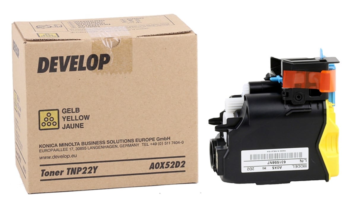 Develop TNP-22 Orjinal Sarı Toner İneo +35 (A0X52D2)