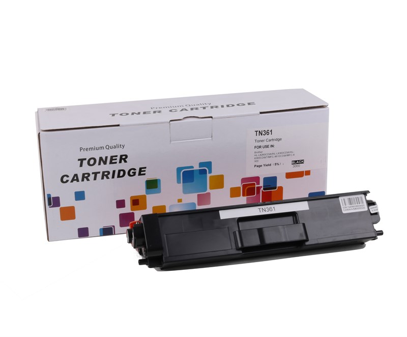 Brother TN-361BK Muadil Siyah Toner HL-L8250-8350 MFC-L8600-8850