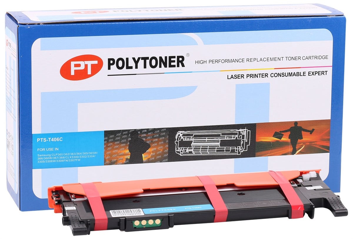 Samsung (NR406) Polytoner Mavi Toner CLP-365 CLX-3305FN-C410W-C460