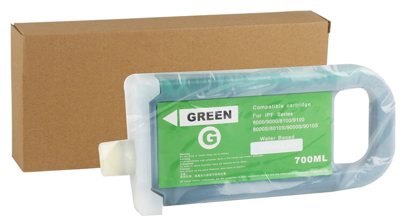 Canon PFI-701G Green Smart Kartuş IPF-8000-9000 (700ml) (Chipsiz)