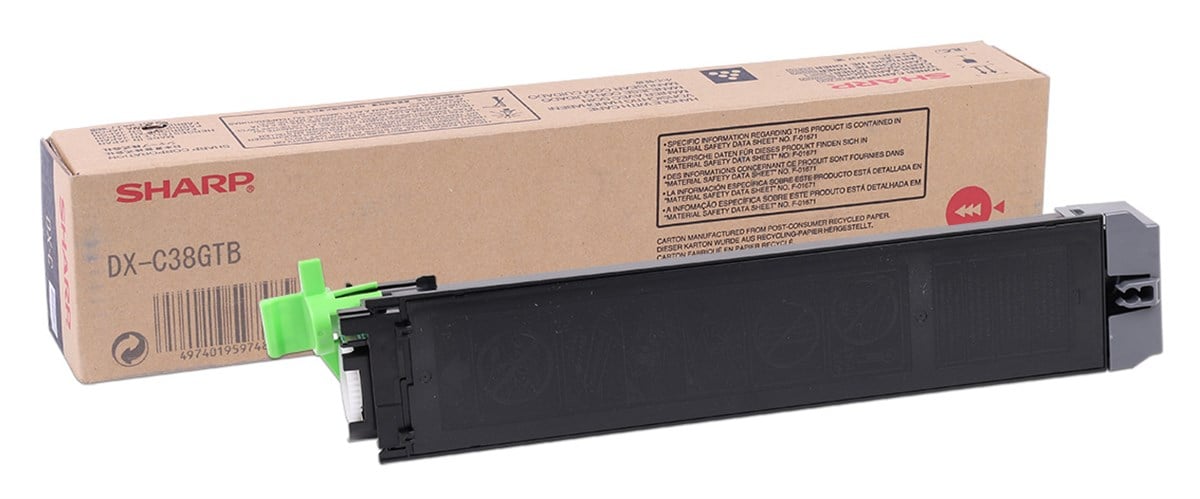 Sharp DX-C38GTB Orjinal Siyah Toner DX-C310-C311-C312-C380-C381-C400-C401-C402