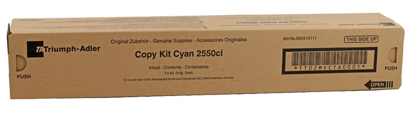Utax / Triumph Adler 2550Cİ Orjinal Mavi Toner (662510111)