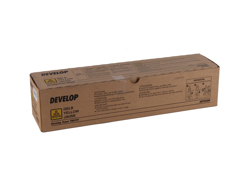 Develop TN-612 Orjinal Sarı Toner İneo +5501 +6501