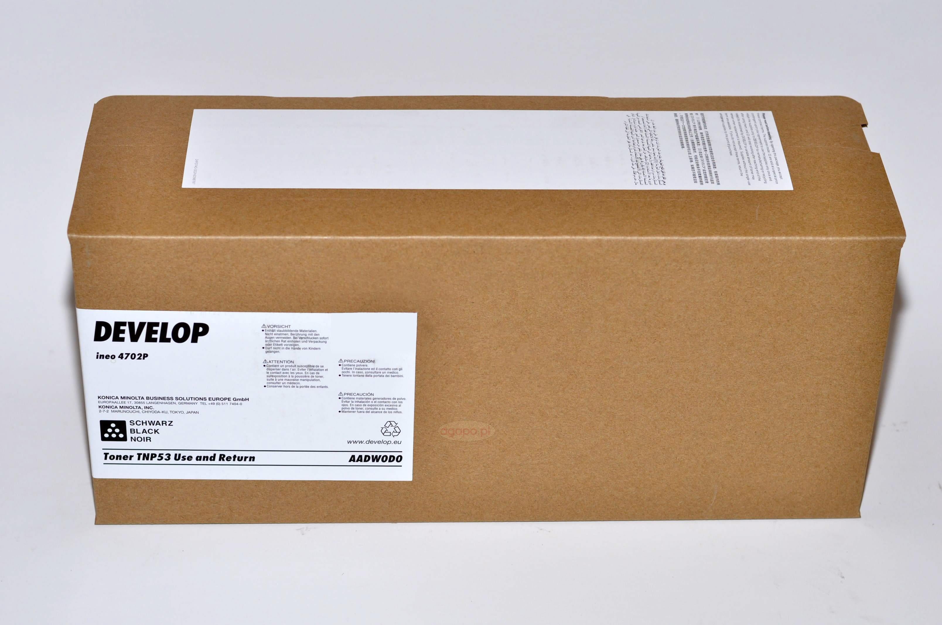 Develop TNP-53 Orjinal Toner İneo 4702P AADW0D0
