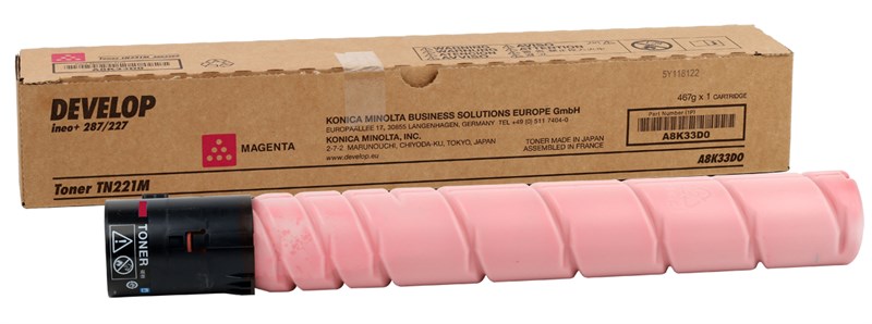 Develop TN-221 Orjinal Kırmızı Toner İneo +227 +287 (A8K33D0)