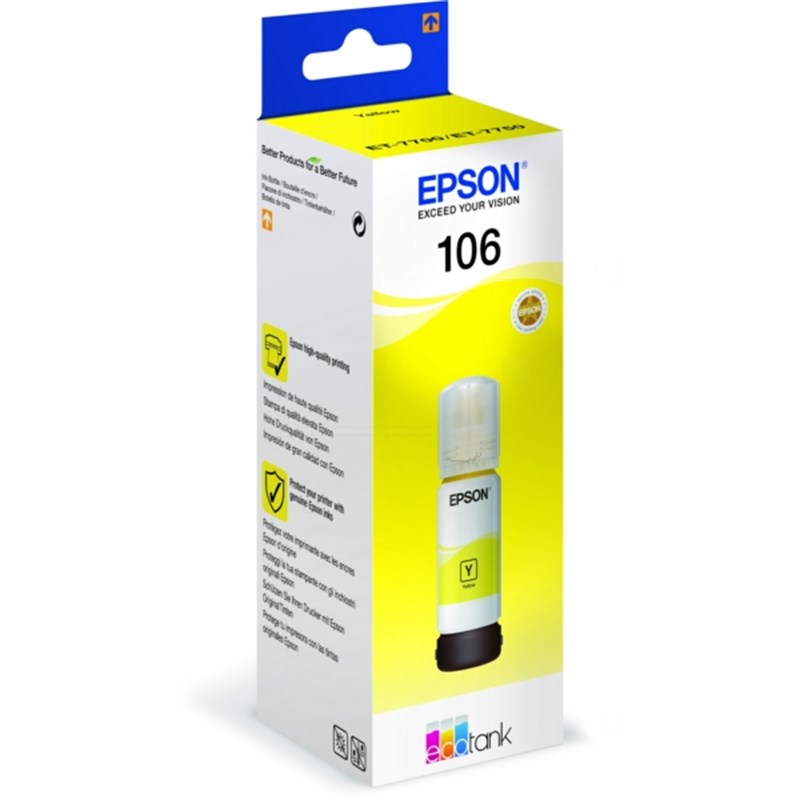 Epson C13T00R440 (106) Orjinal Sarı Mürekkep (ET-7700/7750) (70ml)