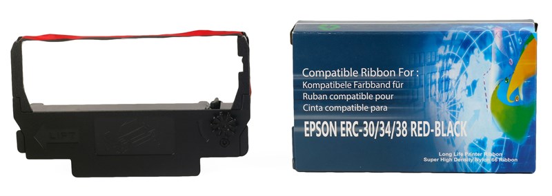 Epson ERC-30-34-38 Smart Şerit Kırmızı-Siyah