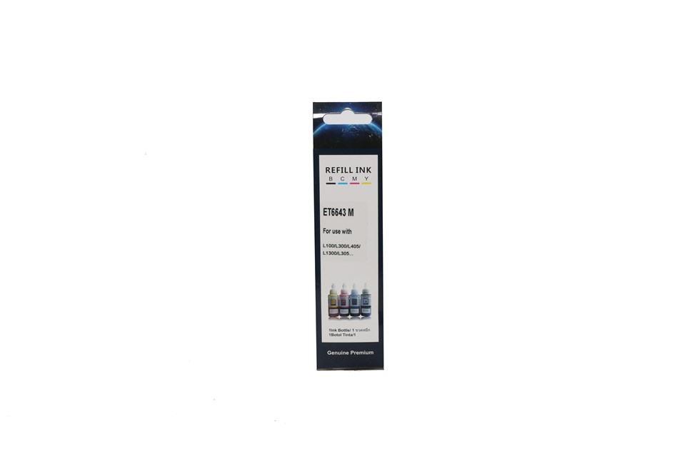 Epson T6643 Muadil Kırmızı Mürekkep L100-200-120-L1300-L110-L300-L455 (70ml)