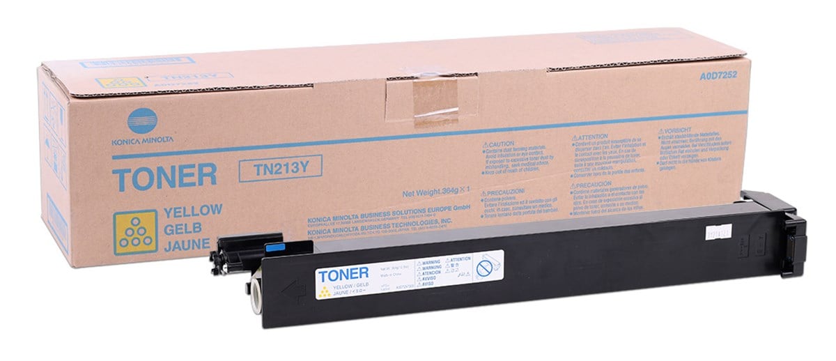 Konica Minolta TN-213  Orjinal Sarı Toner C-253-203
