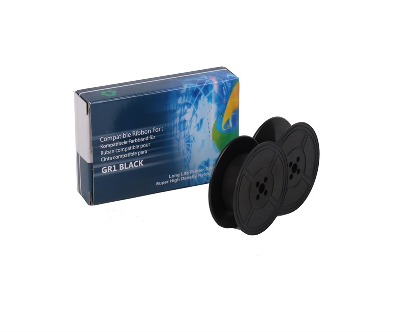 GR-1 Universal Daktilo Şerit (12.7mm*6m (SİYAH)