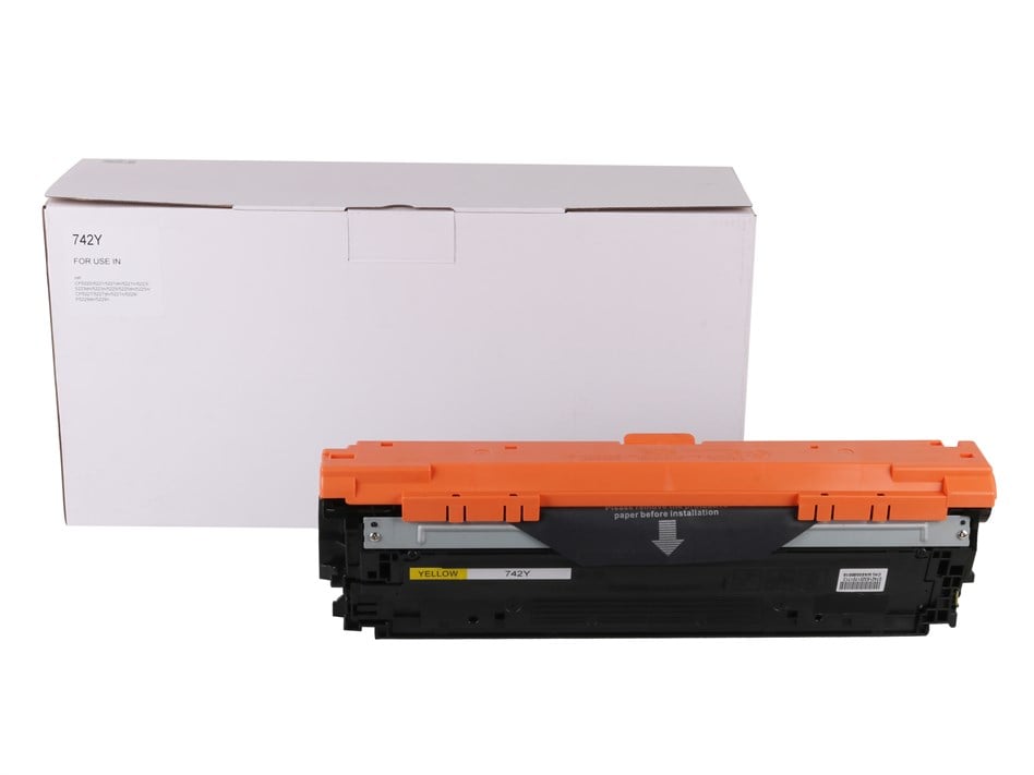 HP CE742A 307A CE342A 651A Sarı Muadil Toner Color Laserjet CP 5225 700 M775