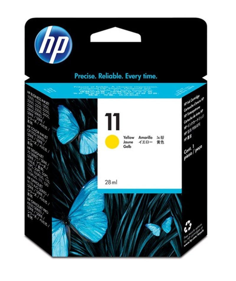 HP C4838A (NR11) Orjinal Sarı Mürekkep Kartuş 28ml