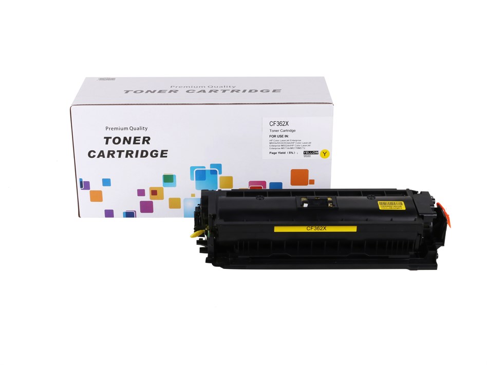 HP CF362X 508X CRG 040HY Sarı Muadil Toner M552 M553 M577 LBP 710 712