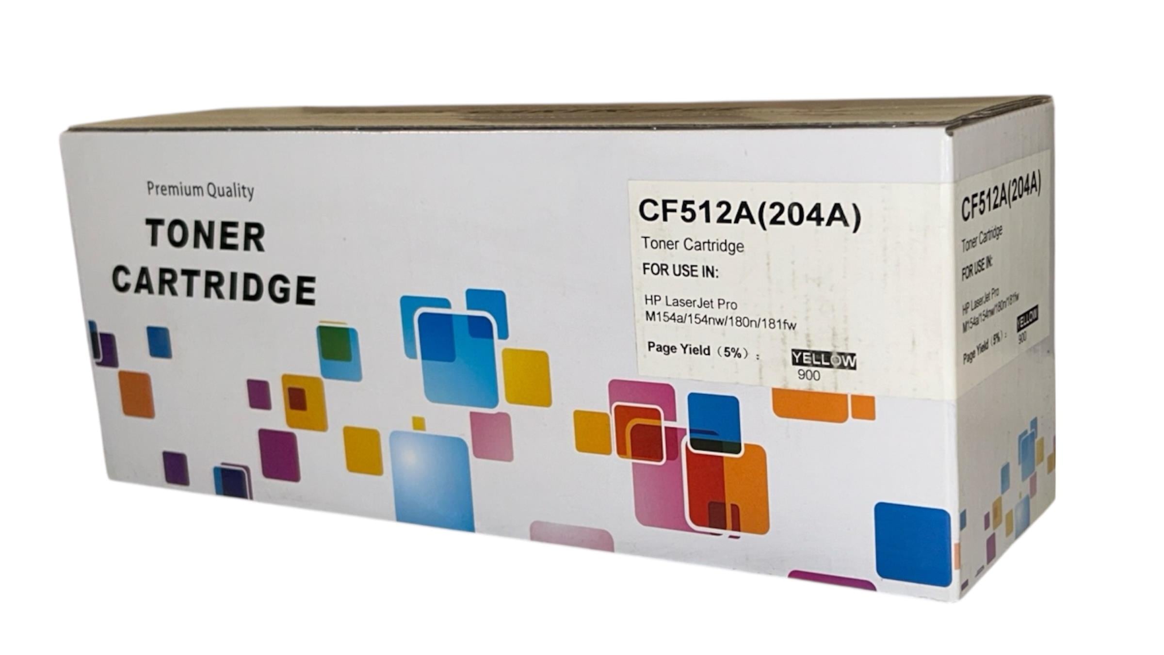 HP CF512A (204A) Sarı Muadil Toner M154A,M180n,M181fw