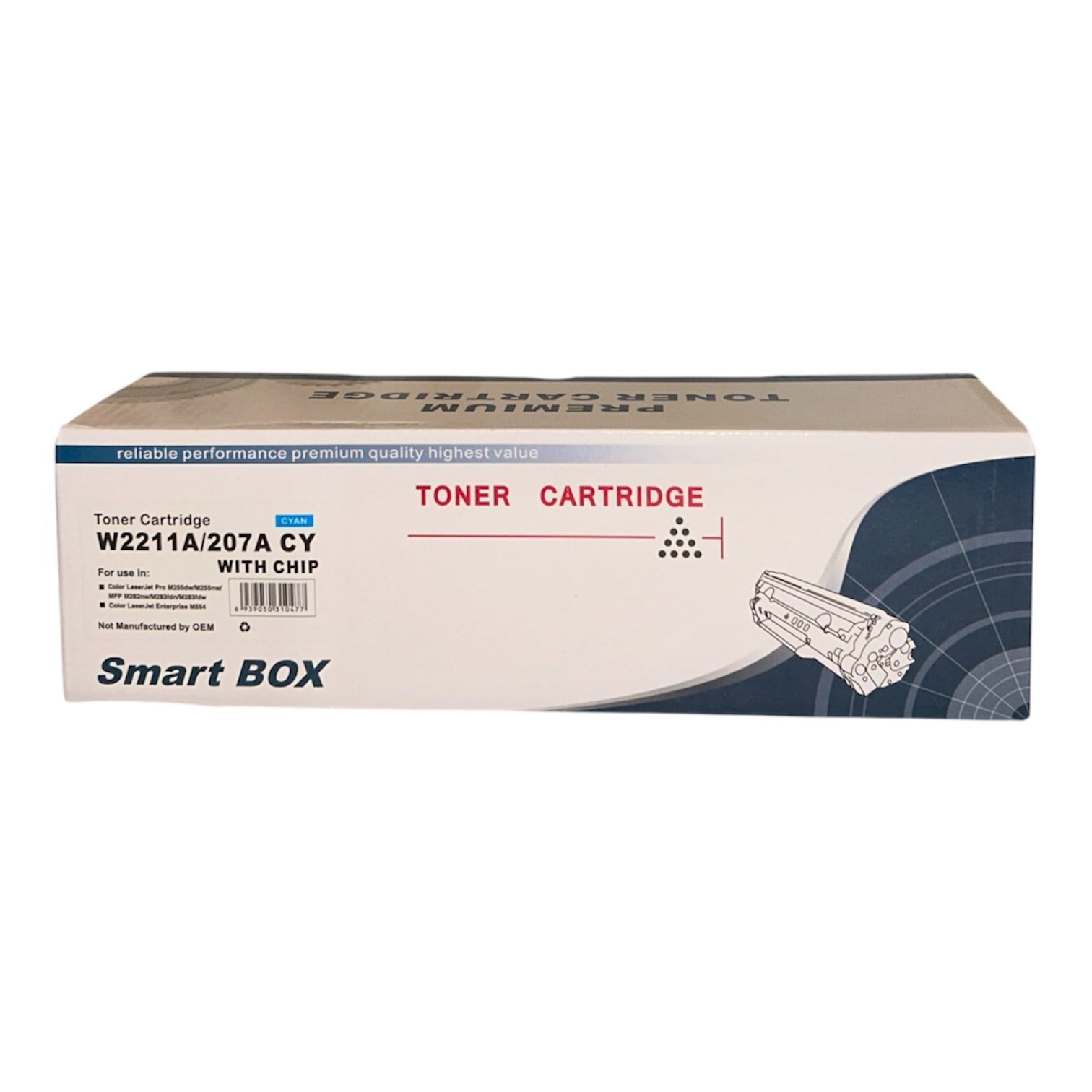HP W2211 (207A) Muadil Toner Mavi LaserJet Pro M255,M282,M283