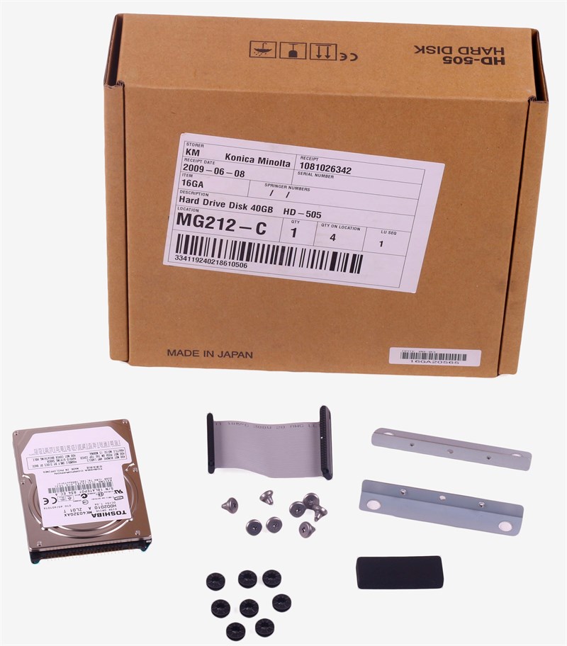 Konica Minolta HD-505 Bizhub 360-420-500 Hard Drive Disk (40gb)