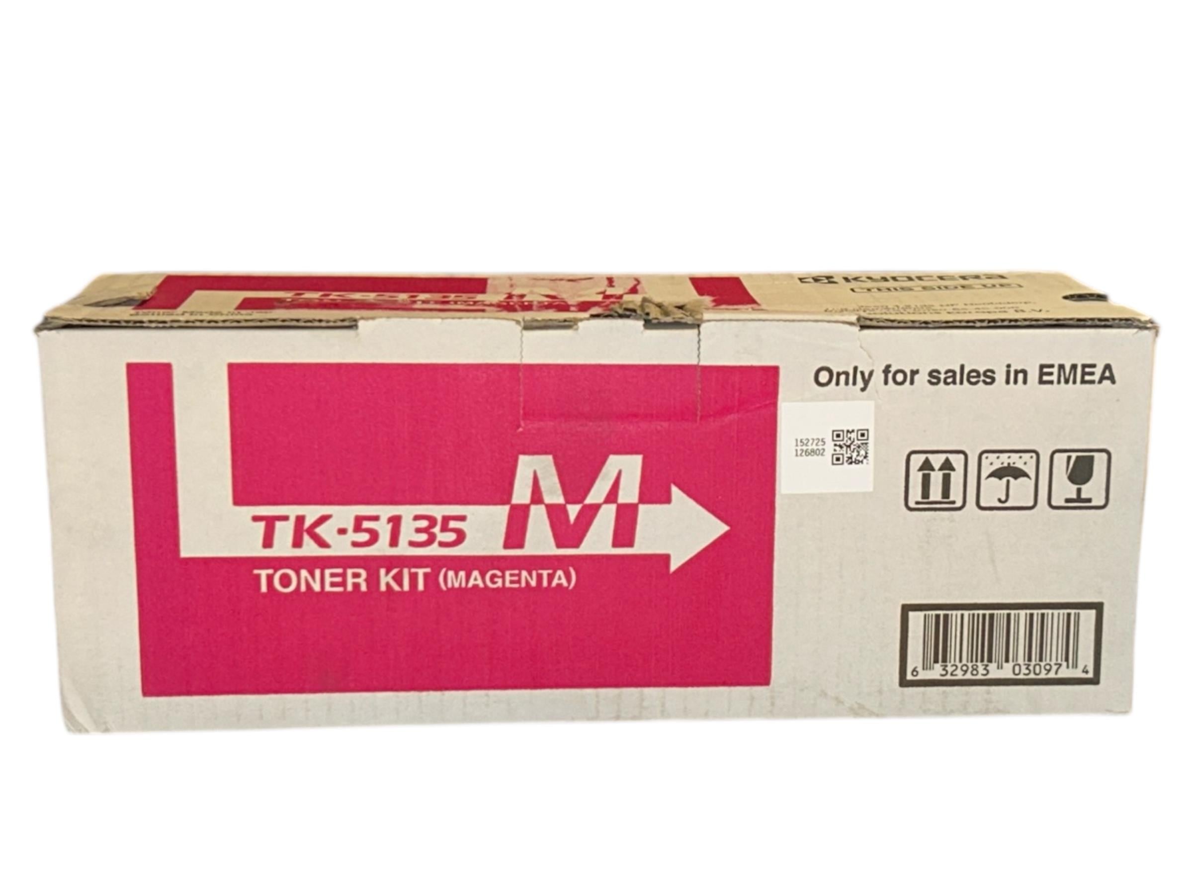 Kyocera Mita TK-5135 Orijinal Kırmızı Toner TasKalfa -265ci -266ci