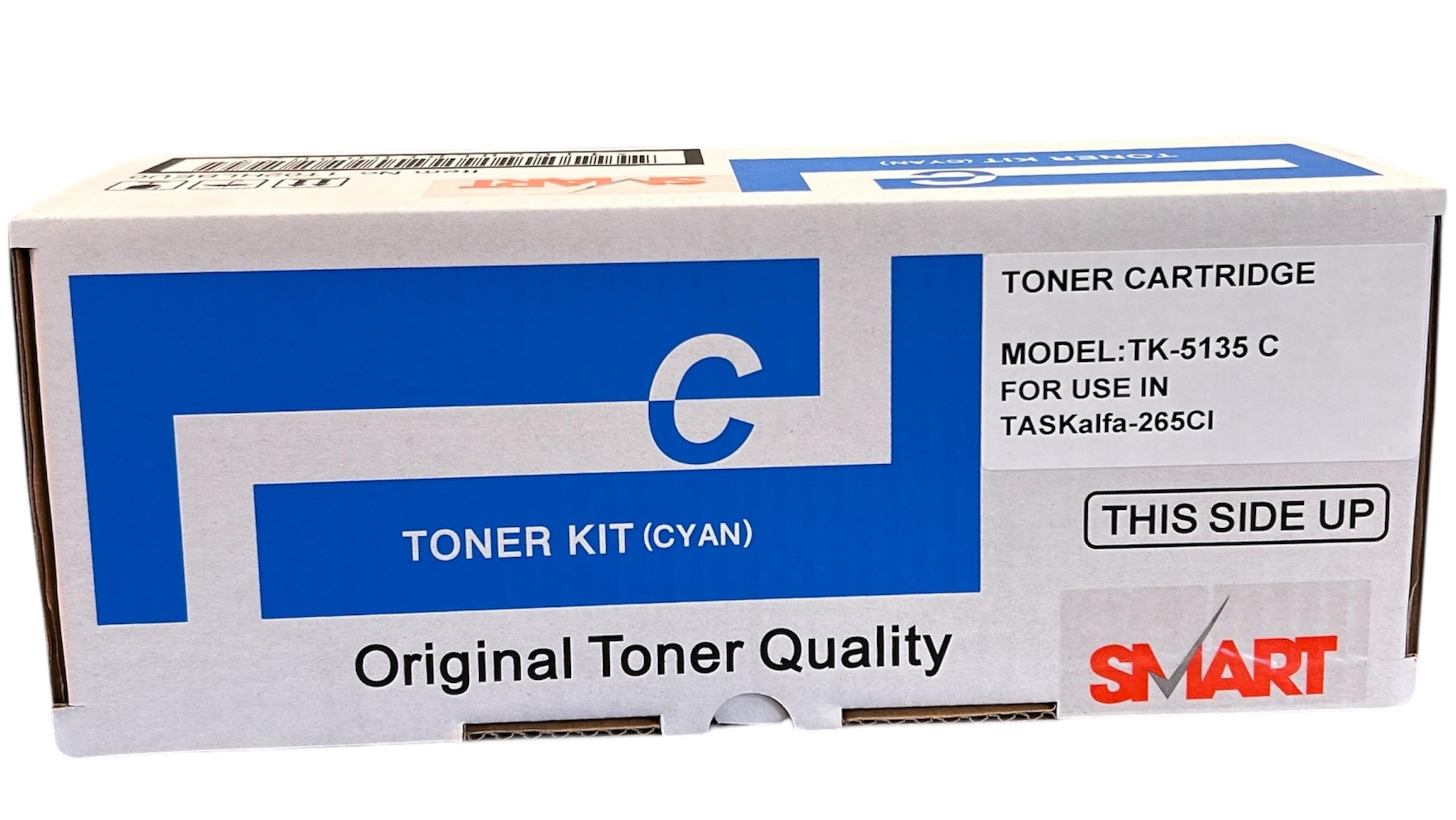 Kyocera Mita TK-5135 Smart Mavi Toner TasKalfa -265ci -266ci