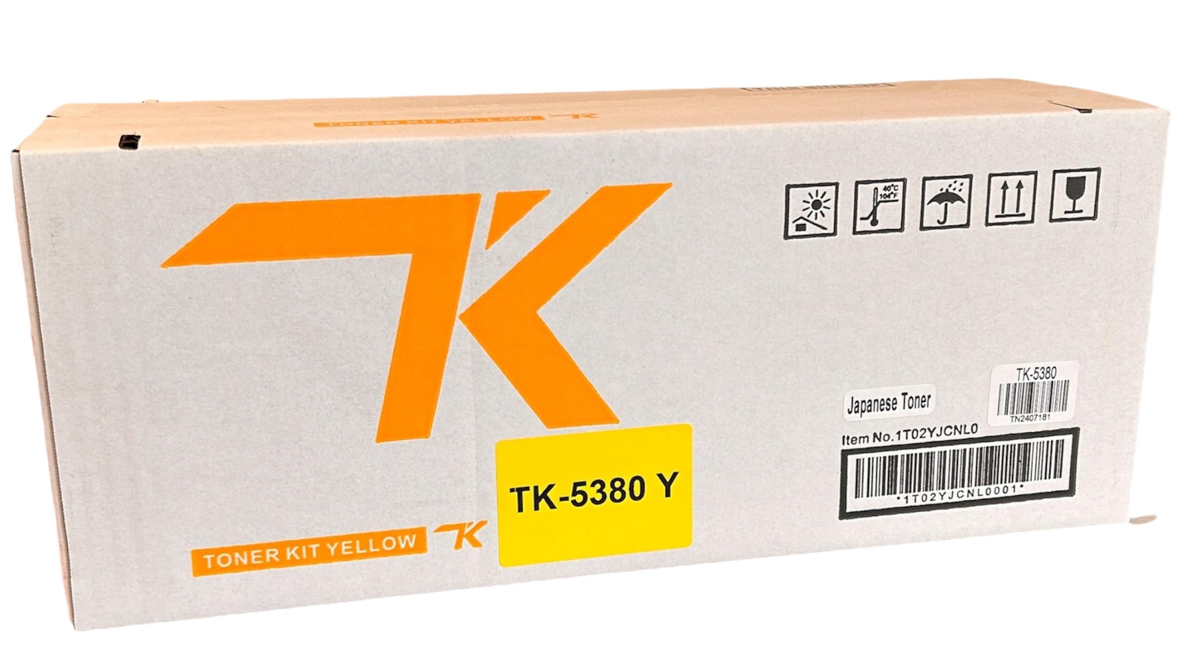 Kyocera Mita TK-5380 Smart Sarı Toner ECOSYS MA4000cifx MA4000cix PA4000cx