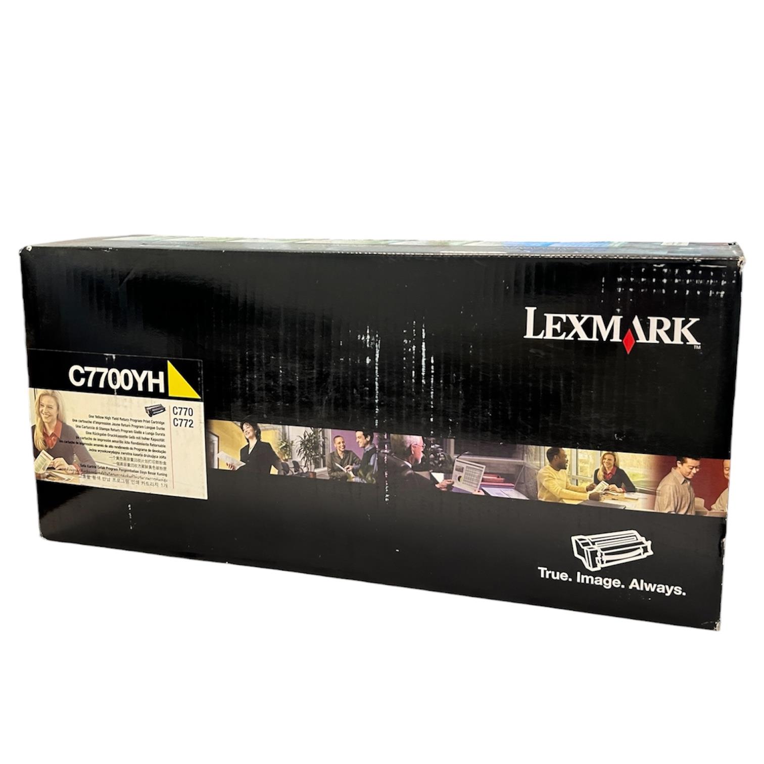 Lexmark C-7700 YH Orjinal Sarı Toner C-770  C-772 (10k)