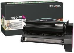 Lexmark Optra C-750  X-750 Yüksek Kapasite Kırmızı Toner  10B042M  (15k)