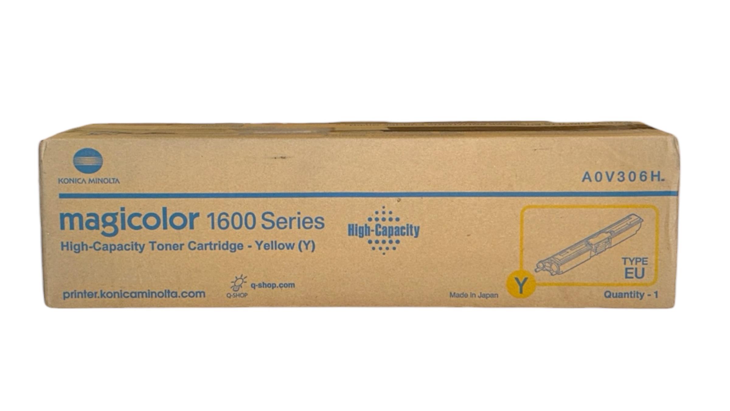 Minolta -1600W Orjinal Sarı Toner -1650EN -1680MF -1690MF A0V305H (1.500 Sayfa)