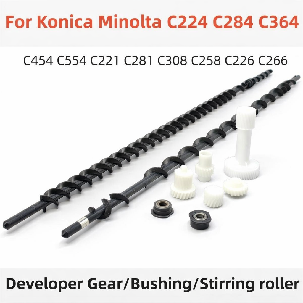 Minolta c224 c454 Developer Gear,Bushing,Stirring Roller c364 c554 c308 c258