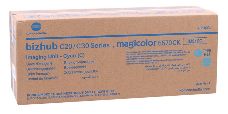 Minolta Drum Unit Orjinal IU-312C Mavi  C20-C30-C31 Magicolor 5570