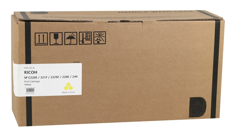 Ricoh SP-C 220E Smart Sarı Toner SP-C 221-222-240 (406055)