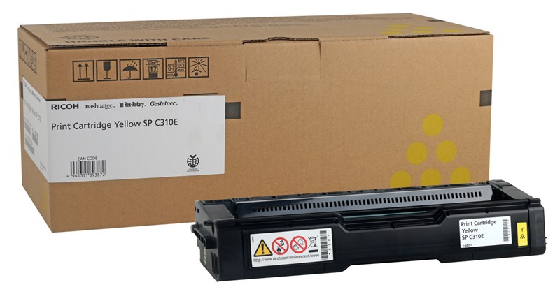 Ricoh SP-C 310 Orjinal Sarı Toner SP-C 231-232-242-311-320 Std.Kapt.(406351)