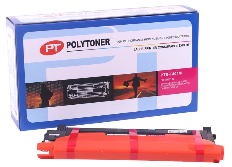Samsung CLT-404M Kırmızı Polytoner C430-C480 (1.000 Sayfa)