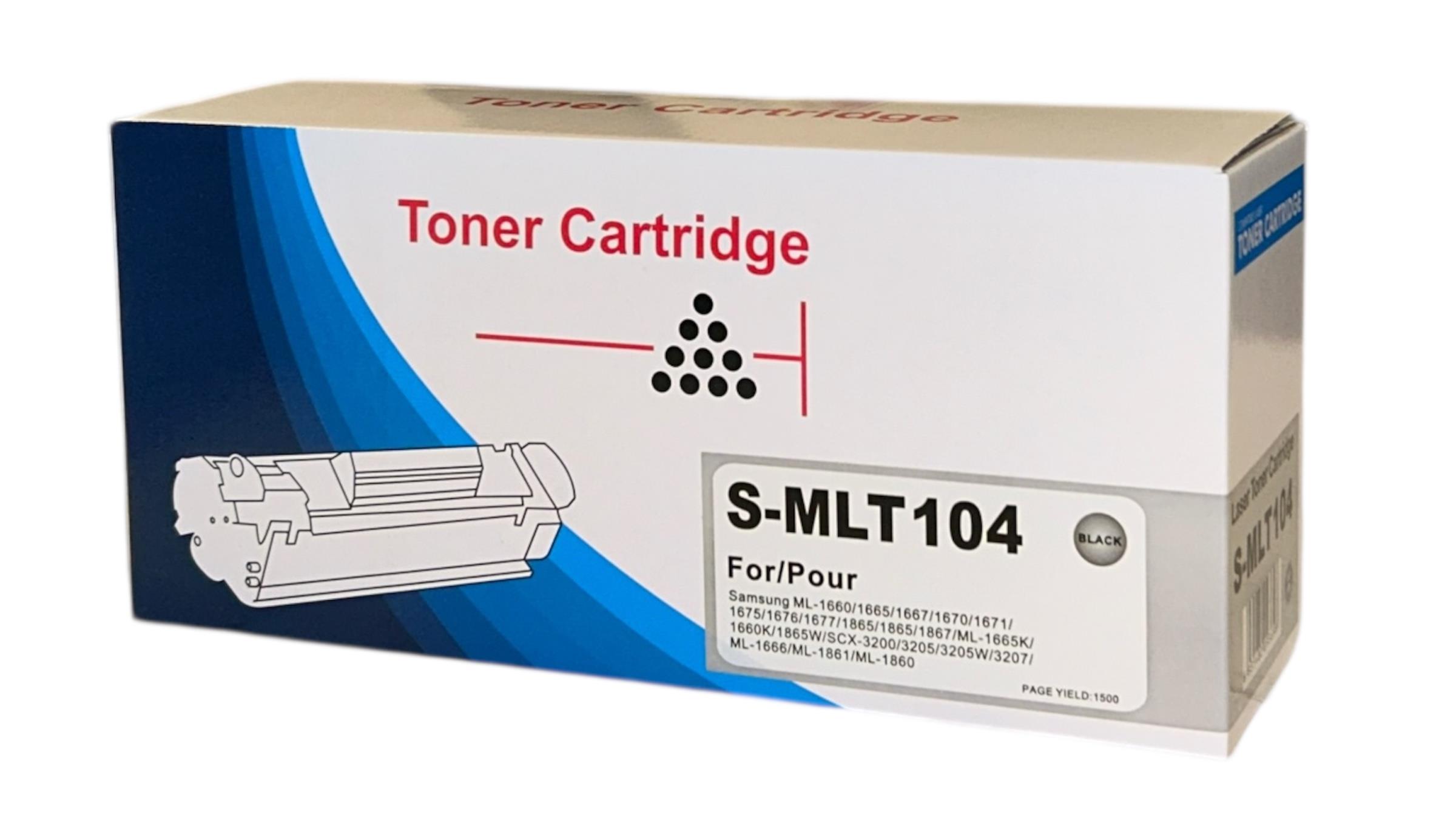 Samsung MLT-D 104S Muadil Toner ML1660 1661 1665 1666 1675 SCX3200
