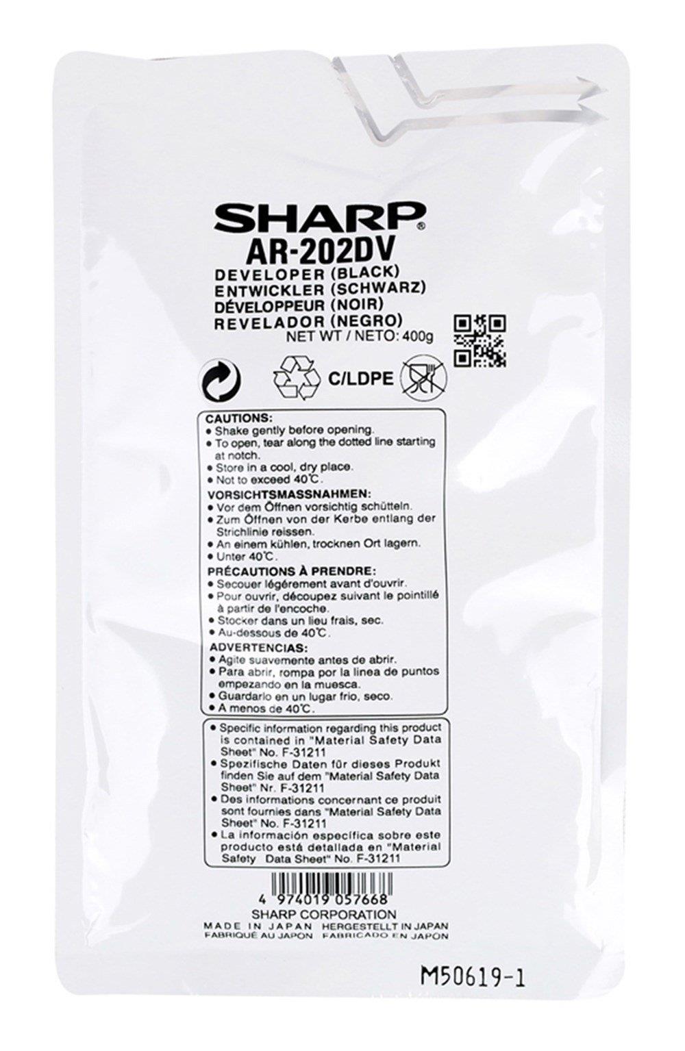 Sharp AR-202DV Muadil Developer AR M160-161 162 163 200 205 5015 5016 5316 400g