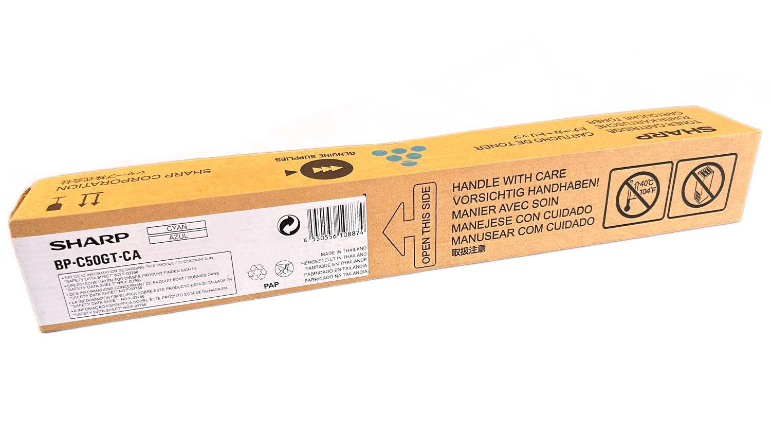 Sharp BP-C50GT-CA Orijinal Mavi Toner BP-C530 BP-C540 BP-C535 BP-C545