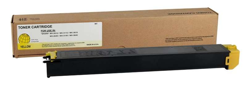 Sharp MX-36GTYA Smart Sarı Toner MX2610N-MX3110-MX3610N-MX3640N-MX3140N-2640