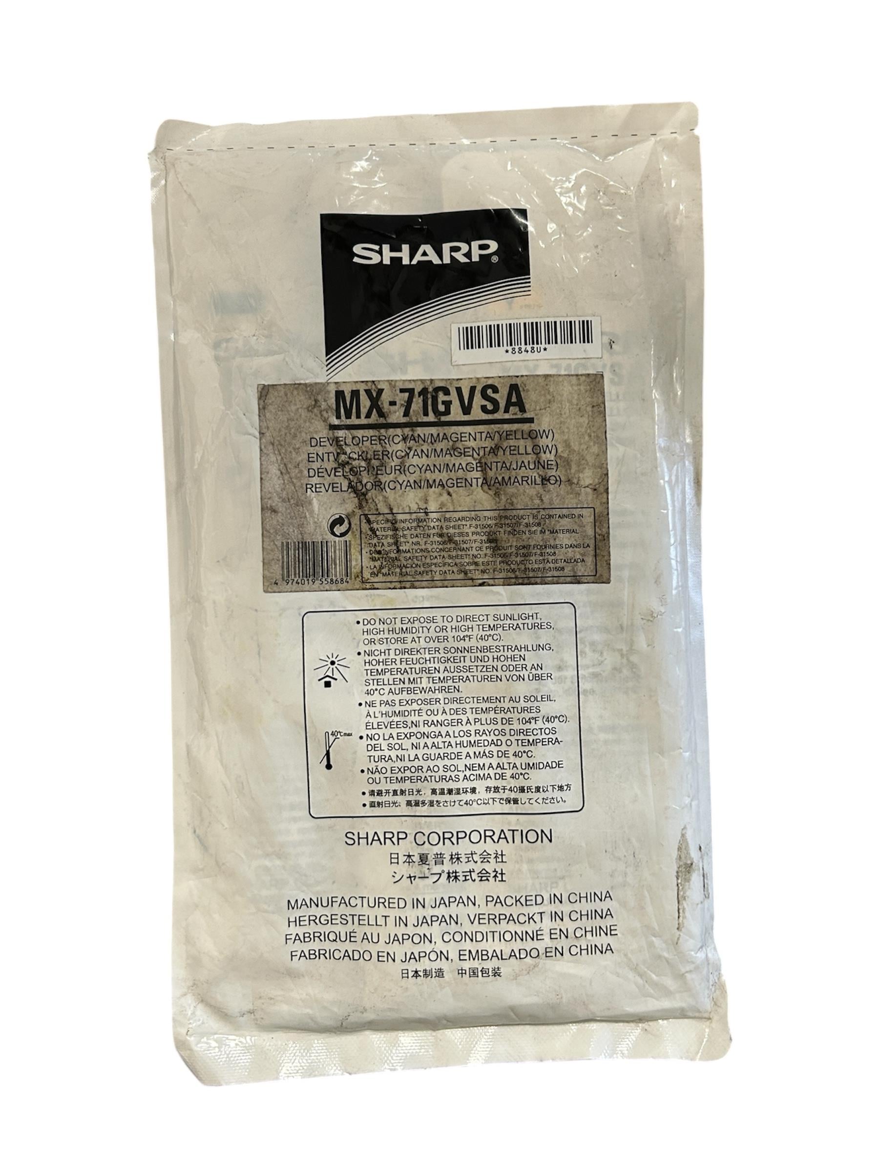 Sharp MX-71GVSA Orjinal C-M-Y Developer Kit Set MX-6201N ,  MX-7201N