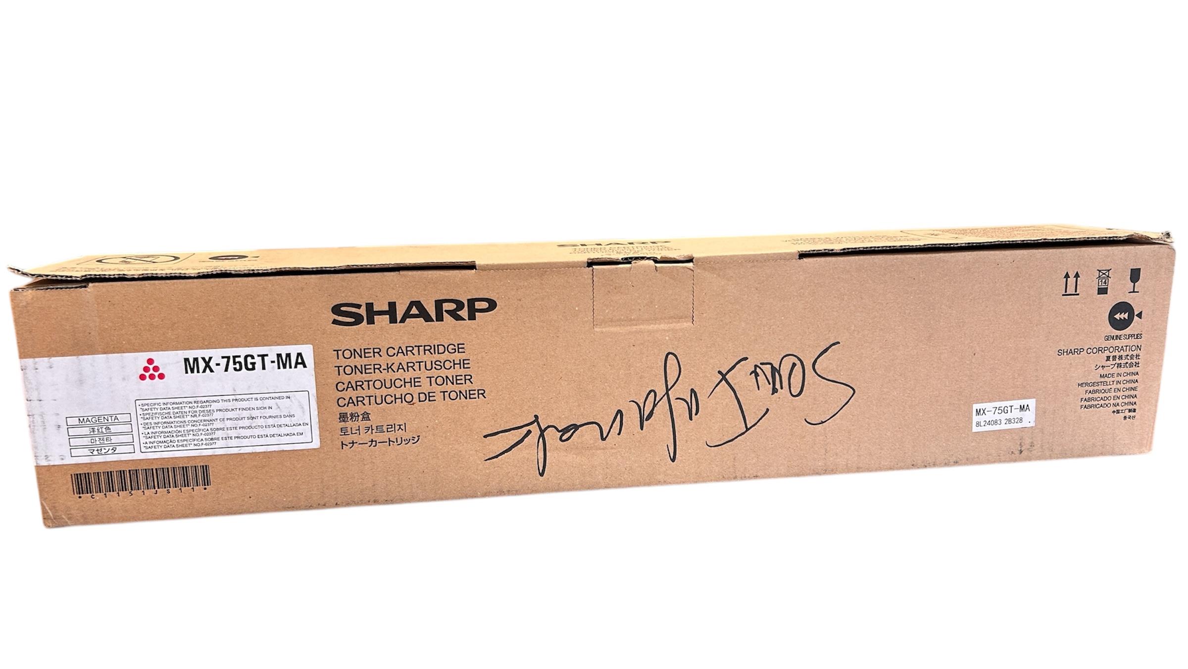 Sharp MX-75GT-MA Orijinal Kırmızı Toner MX-6500  MX-6580  MX-7500