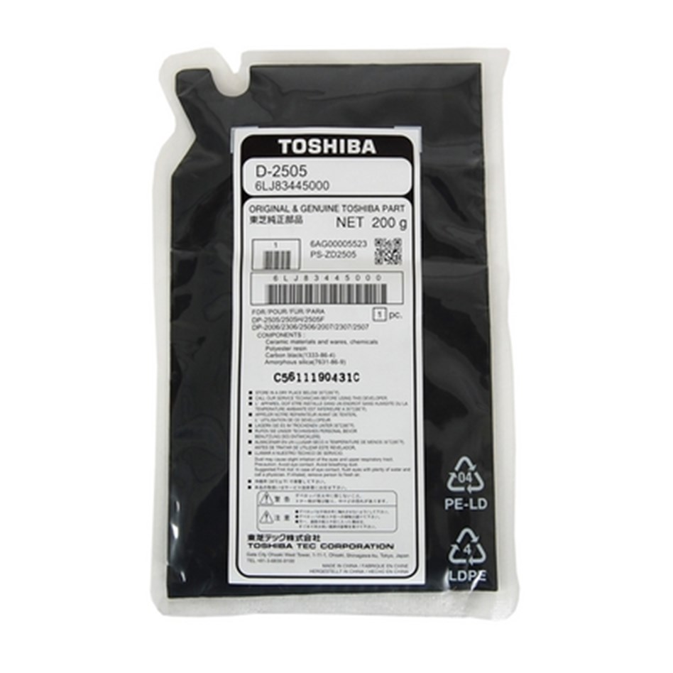 Toshiba D-2505 Orjinal Developer e-Studio 2007-2306-2309A-2507-2802-2809