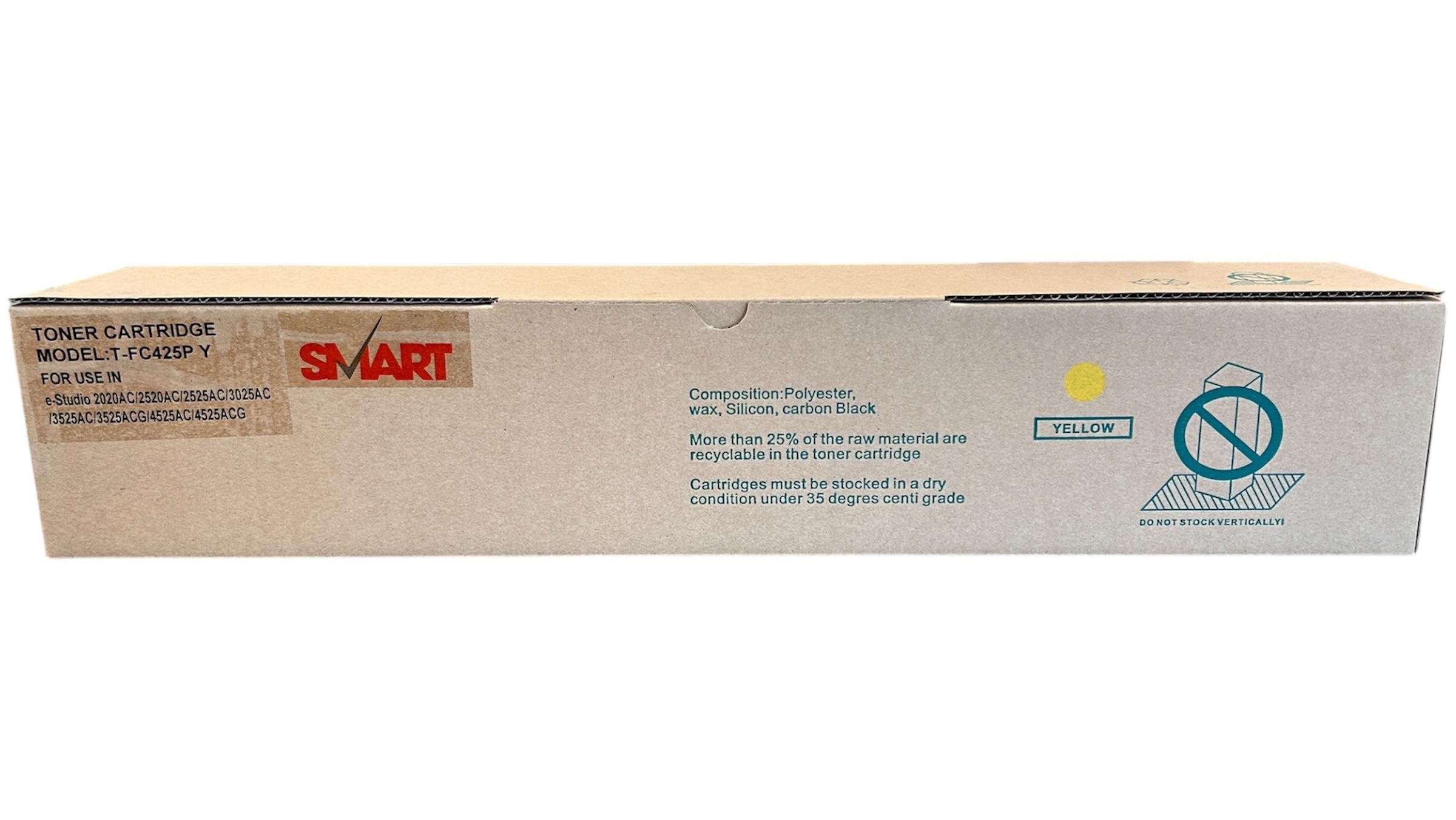 Toshiba T-FC425P-Y Smart Sarı Toner E-Studio 2020AC 2520 2521AC 2525 3025 4525AC