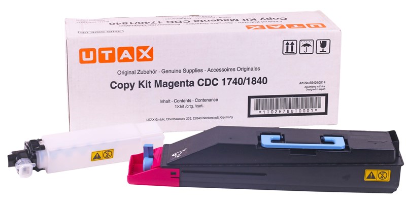 Utax CDC-1740 Orjinal Kırmızı Toner CDC 1840-1850 DCC 2740-2840 (654010014)