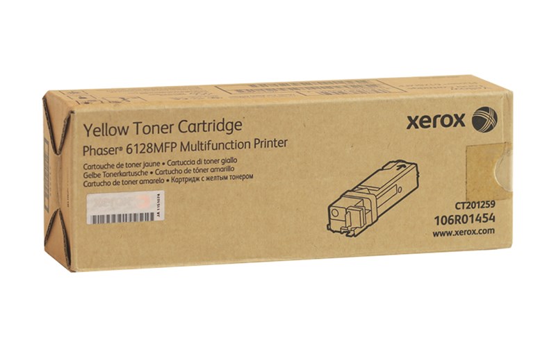 Xerox 106R01458 Sarı Orjinal Toner (Phaser 6128) (2500 Sayfa)