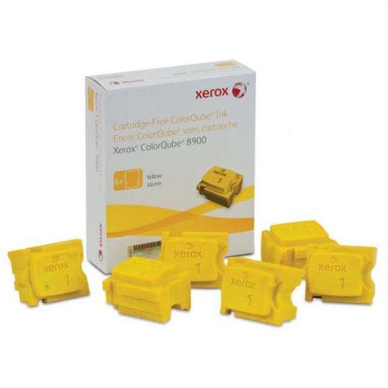Xerox 108R01028 ColorQube 8900 Sarı Kartuş (16,9k) (6'lı Paket)