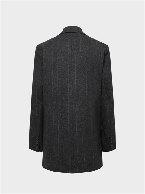 Vatkalı Blazer Ceket - Füme