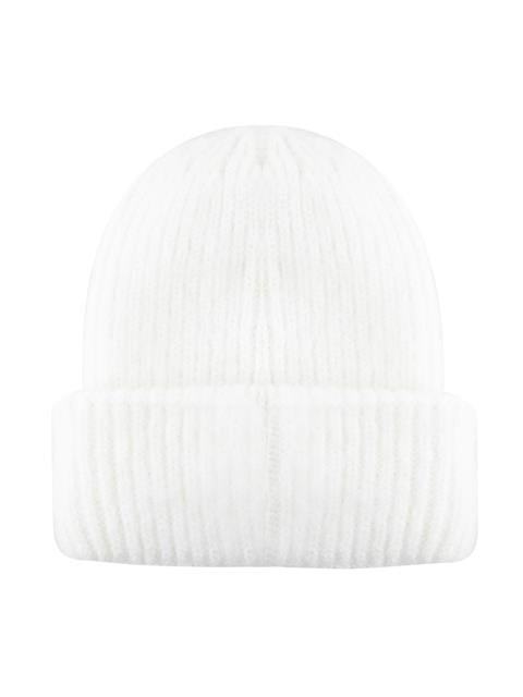 Nakış Detaylı Fitilli Triko Bere - Ekru