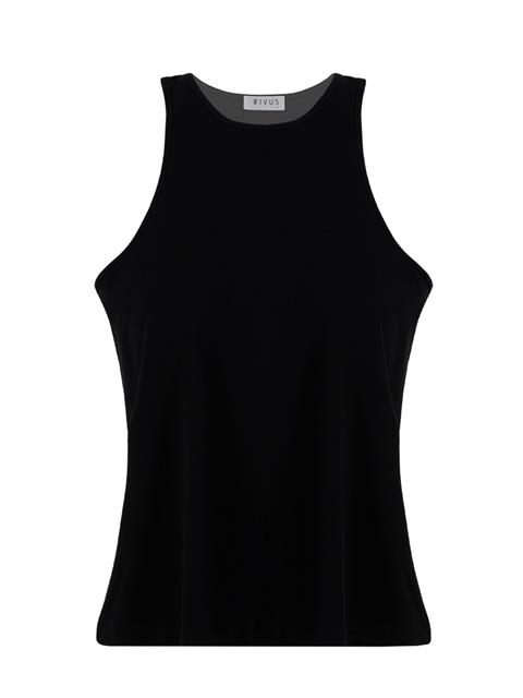 Halter Yaka Atlet - Siyah