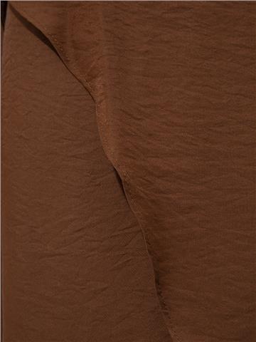 Anvelop Rahat Kesim Elbise - Kahve