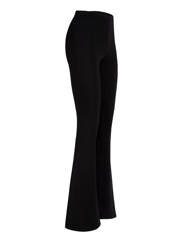 Arkası Yırtmaç Detaylı Pantolon - Siyah