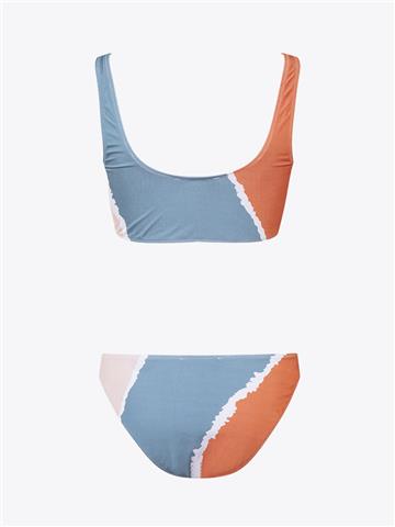 Batik Rengi Yüzücü Bikini Takımı - Mavi