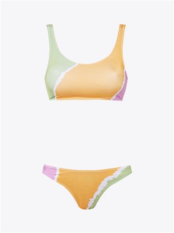 Batik Rengi Yüzücü Bikini Takımı - Sarı