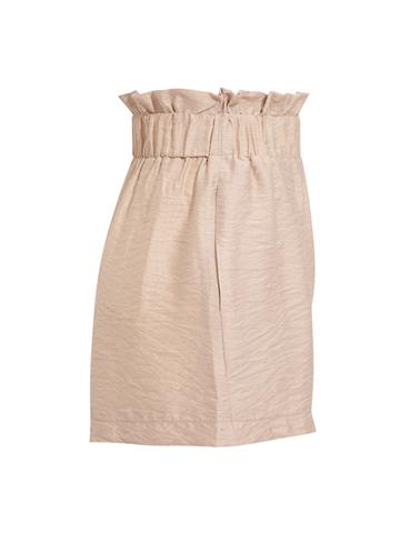 Beli Lastikli Rahat Kesim Şort - Bej